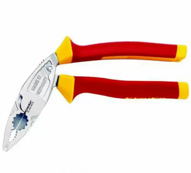 Фотография товара 'Klauke klkKL026205IS Угловые комбинированные силовые пассатижи L=180 мм'