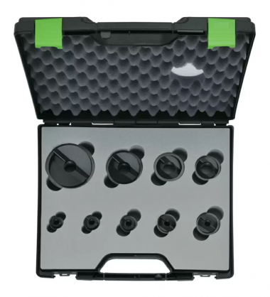 Фотография товара 'Klauke klk50328034SET Набор из 9-ти пар круглых матриц и пуансонов Greenlee'