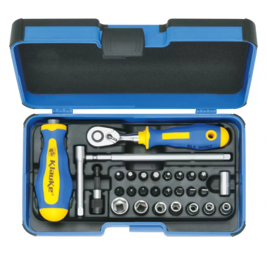 Фотография товара 'Klauke klkKL361 Набор: 16 отв. вставок (бит) с битодержателем и отвёрточной рукояткой'