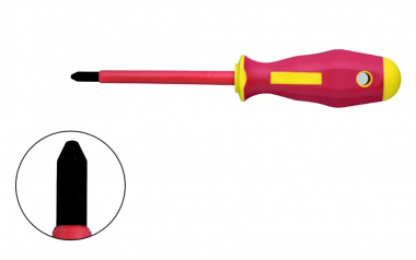 Фотография товара 'Klauke klkKL110PH2IS Крестовая отвертка PH2 с изол. рукояткой'