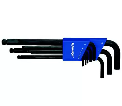 Фотография товара 'Klauke klkKL375 Набор из 9 торцовых шестигр. ключей SW1,5 - SW10'