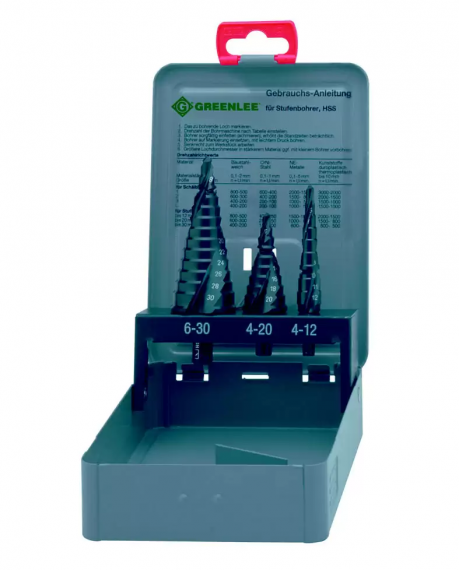 Фотография товара 'Klauke klk50069900 Набор конусообразных сверл (4-12, 4-20, 6-30)'