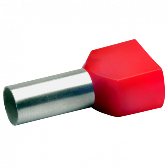 Фотография товара 'Klauke klk87614 Двойной втулочный изолир. наконечник 2x10мм2'