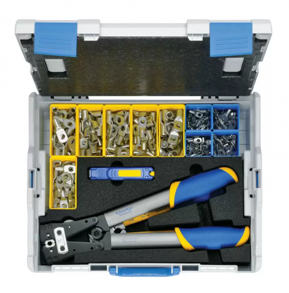 Фотография товара 'Klauke klkLBOXX65B Набор трубчатых каб. наконечников в комплекте с пресс-клещами K05'