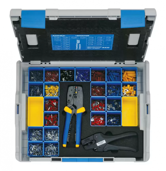 Фотография товара 'Klauke klkLBOXX230B Набор изол. и неизол. кабельных наконечников'