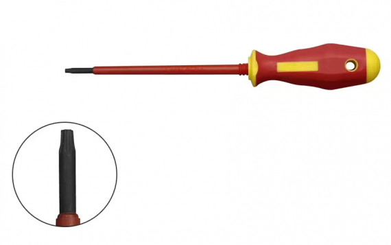 Фотография товара 'Klauke klkKL150TX25IS Отвертка Torx Tx25 с изол. рукояткой'